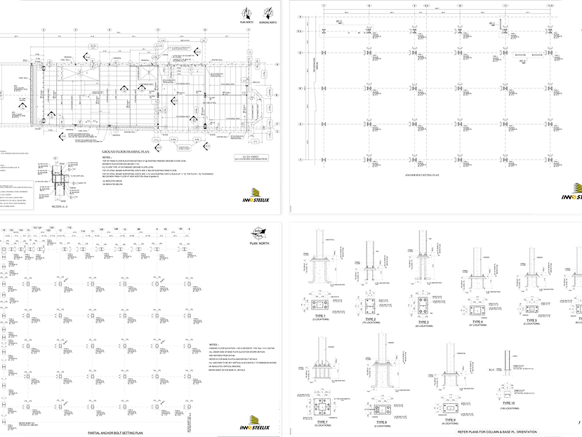 Workers welding steel in a factory